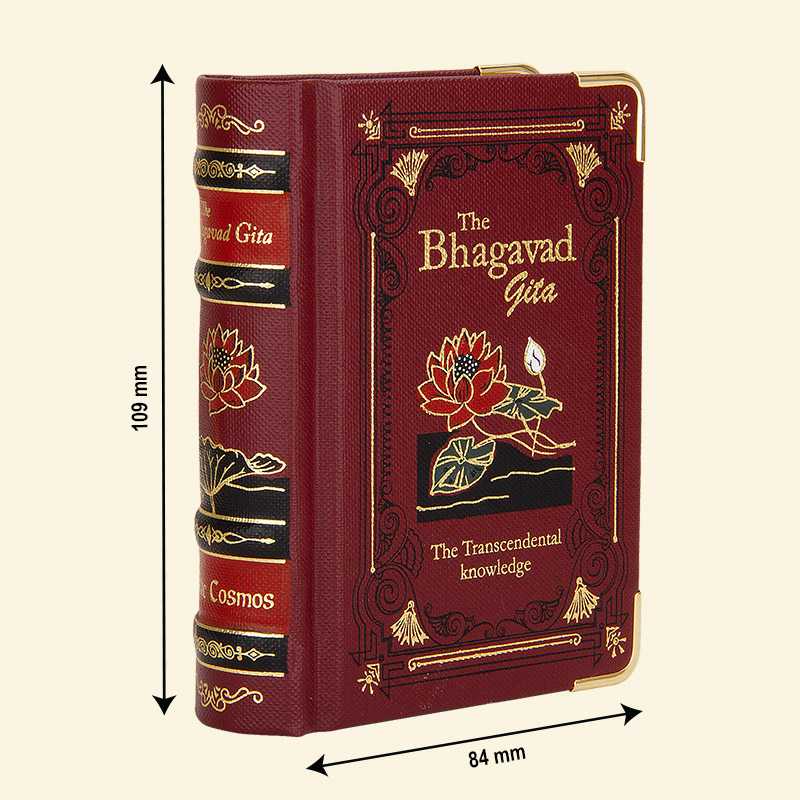VEDIC COSMOS - The Bhagavad Gita – Hardcover Edition A7 Size Book