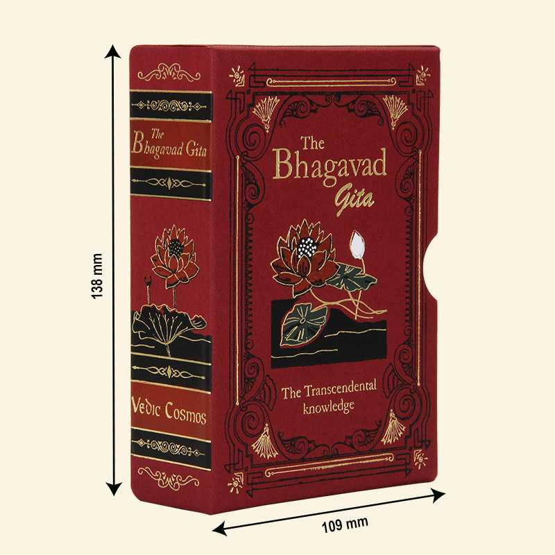 VEDIC COSMOS - The Bhagavad Gita – Hardcover Edition A7 Size Book