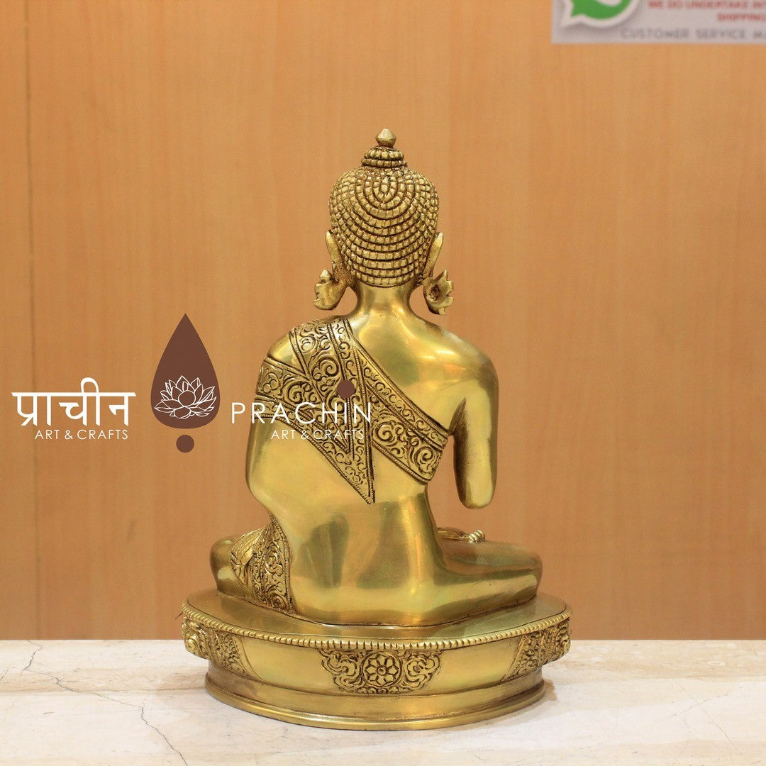 Buddha Sitting in Abhaya Mudra