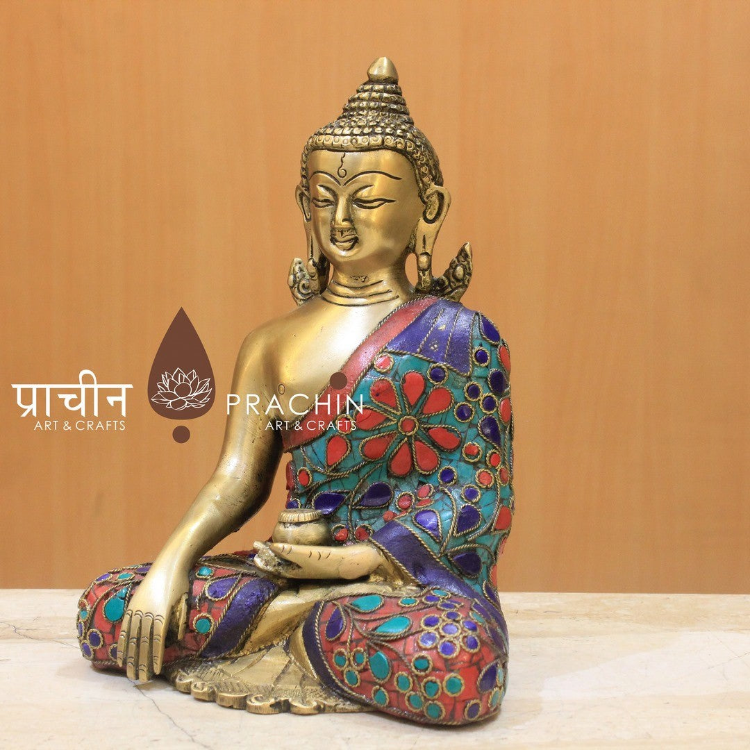 Buddha Sitting in Bhumisparsha Mudra