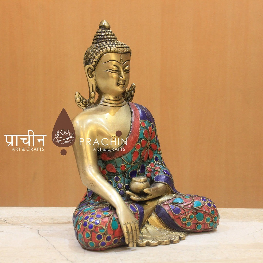 Buddha Sitting in Bhumisparsha Mudra
