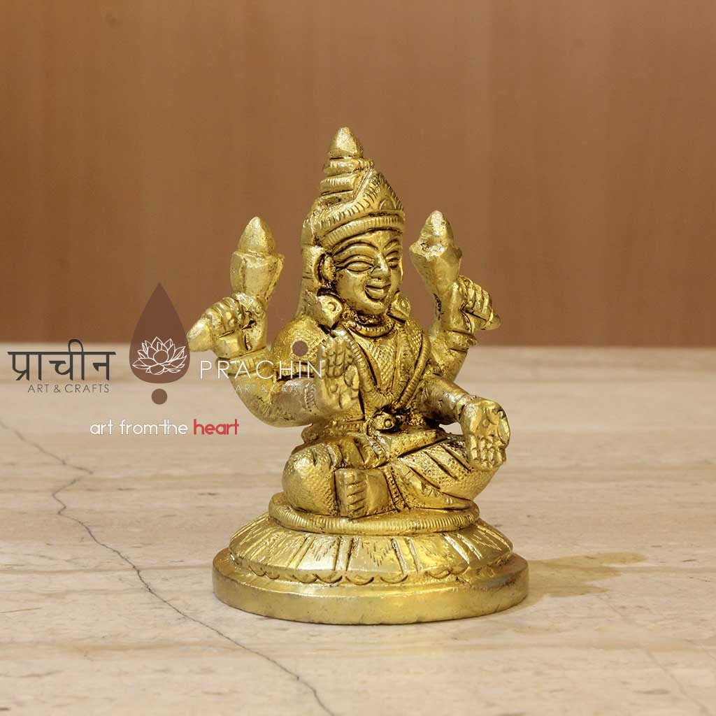 Laxmi Sitting on Lotus