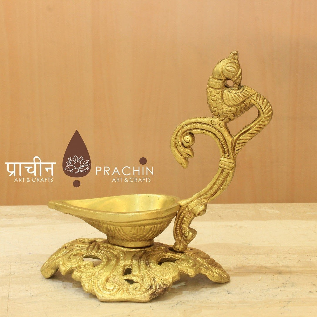 Brass Oil Lamp