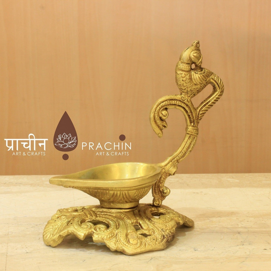 Brass Oil Lamp