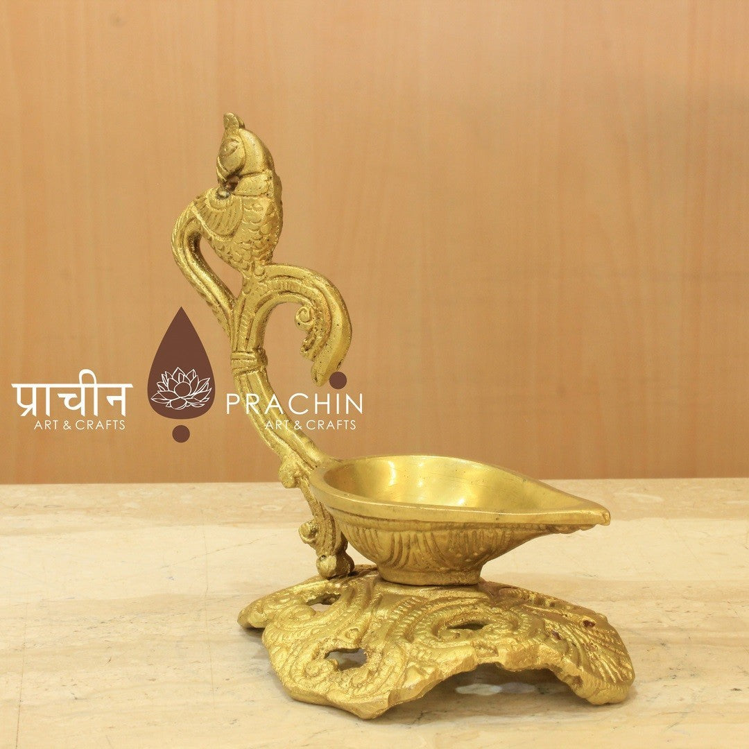 Brass Oil Lamp