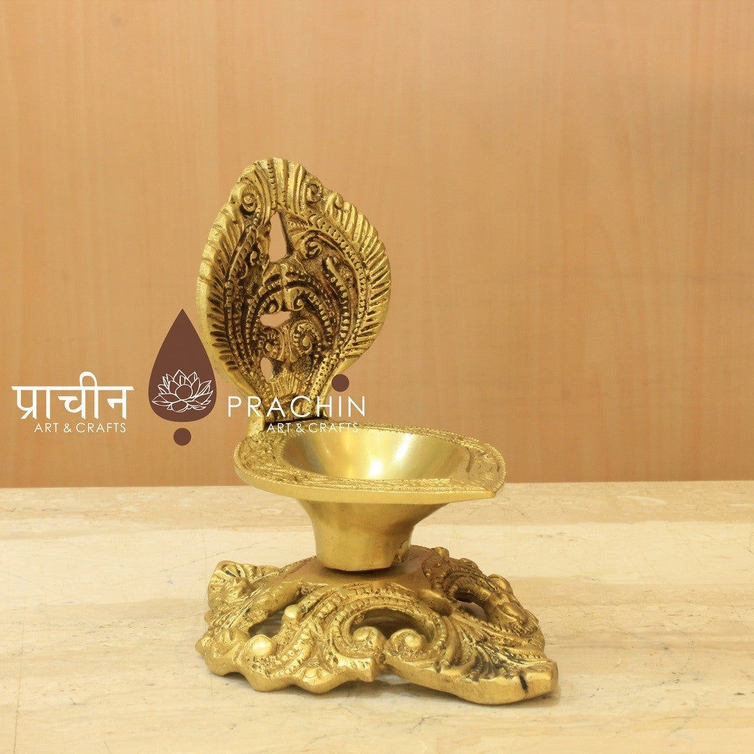 Brass Oil Lamp