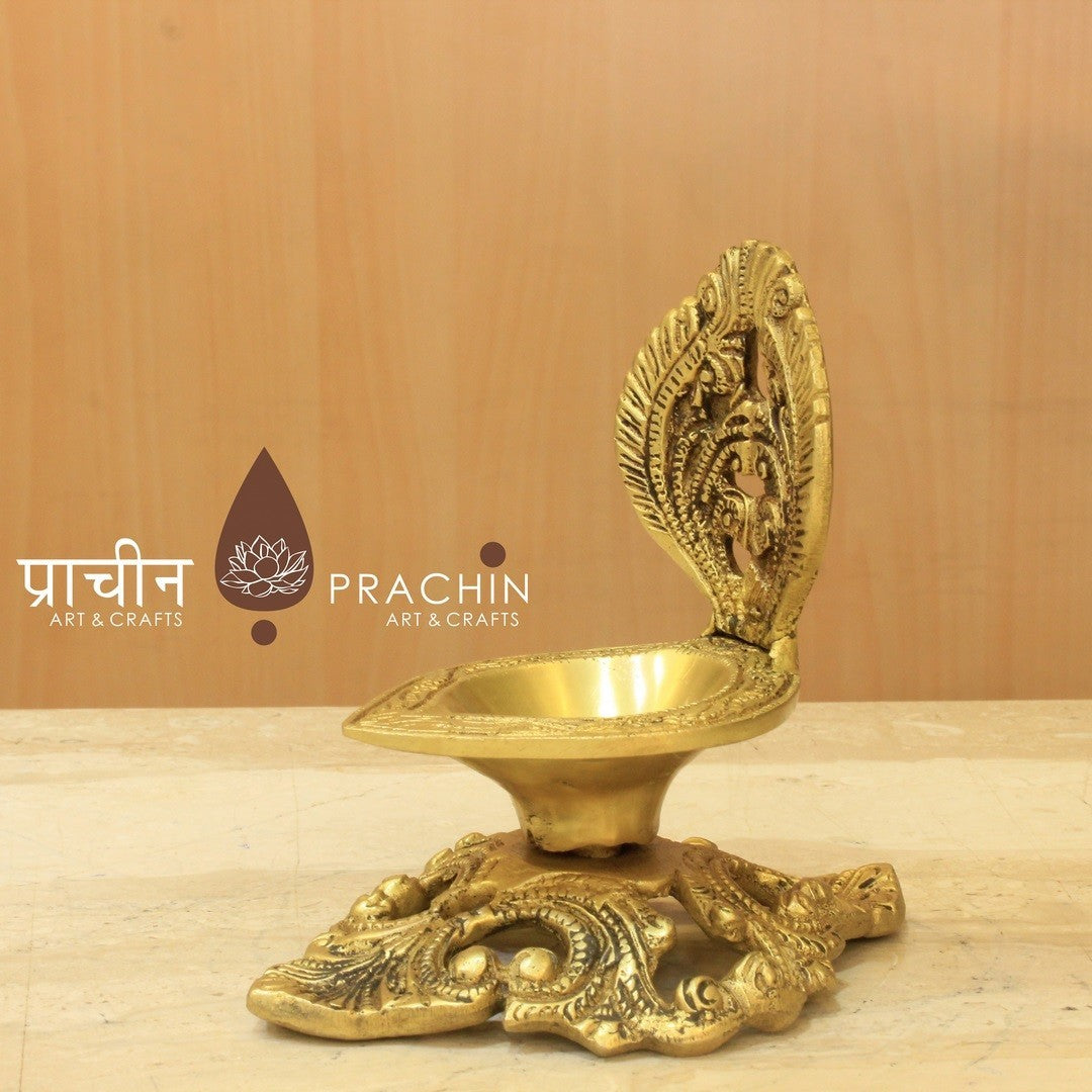 Brass Oil Lamp