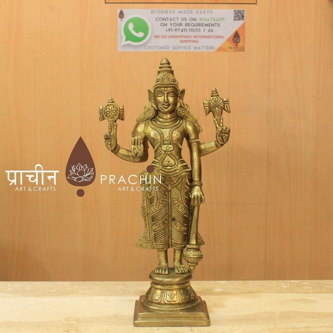 Lord Vishnu Idol At Home