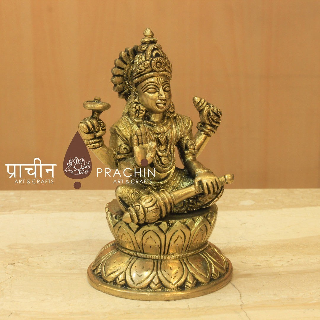 Vishnu Sitting on Lotus
