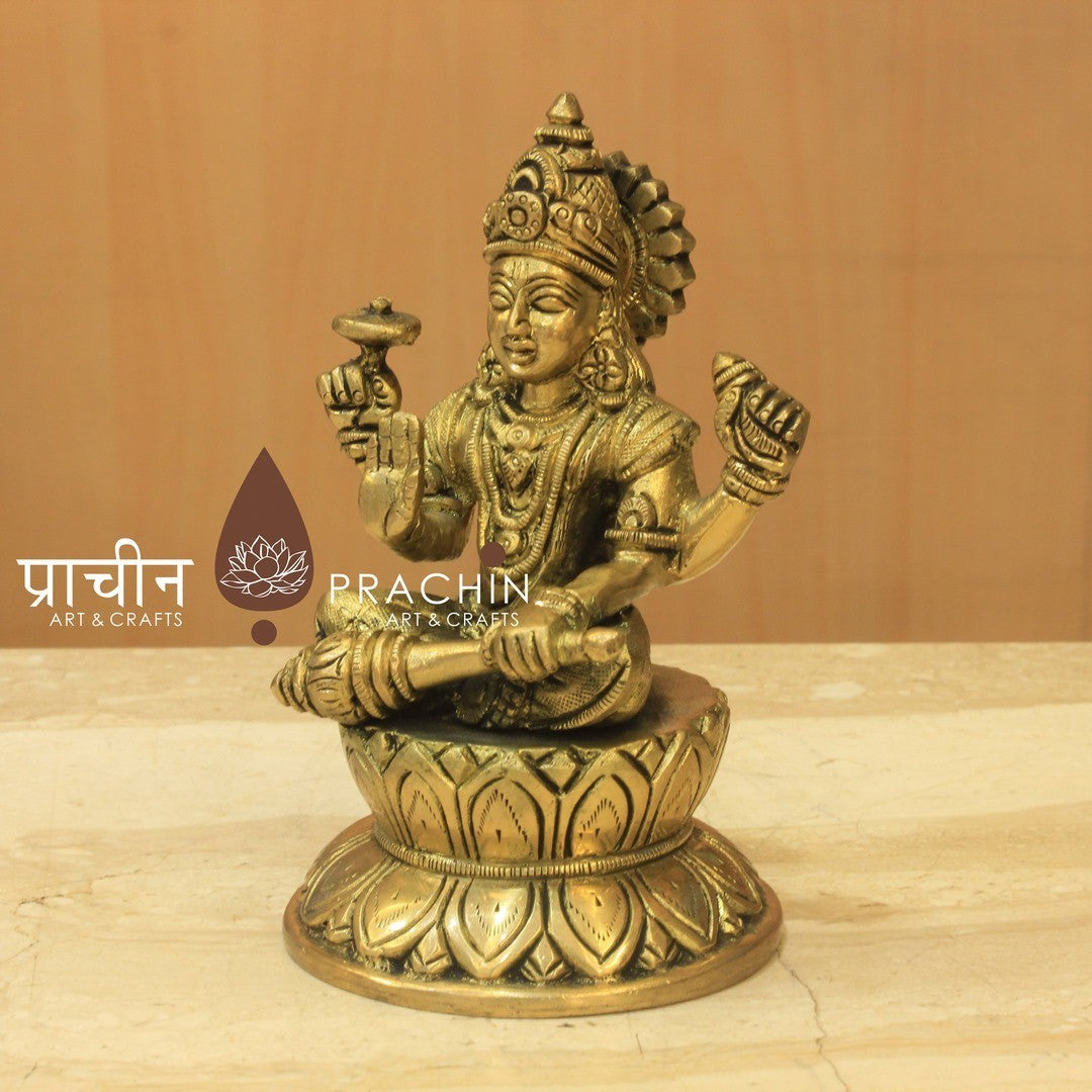 Vishnu Sitting on Lotus
