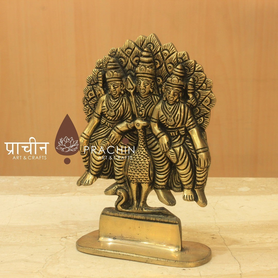 Muruganswamy With Valli & Devasena