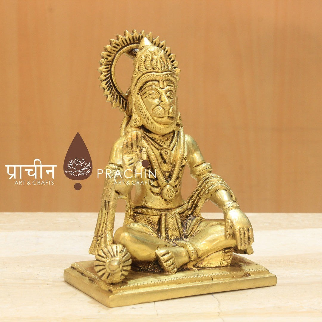 Lord Hanuman Sitting Ashirwad