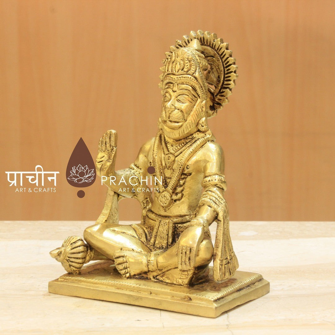 Lord Hanuman Sitting Ashirwad