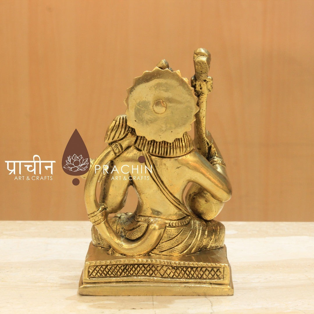 Lord Hanuman Playing Veena