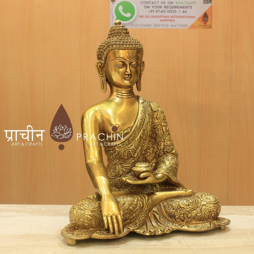 Buddha Sitting in Bhumisparsha Mudra