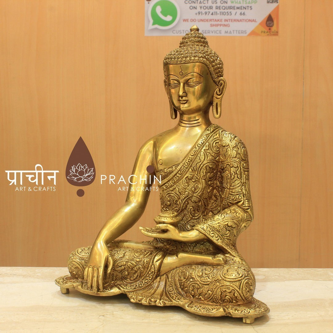Buddha Sitting in Bhumisparsha Mudra