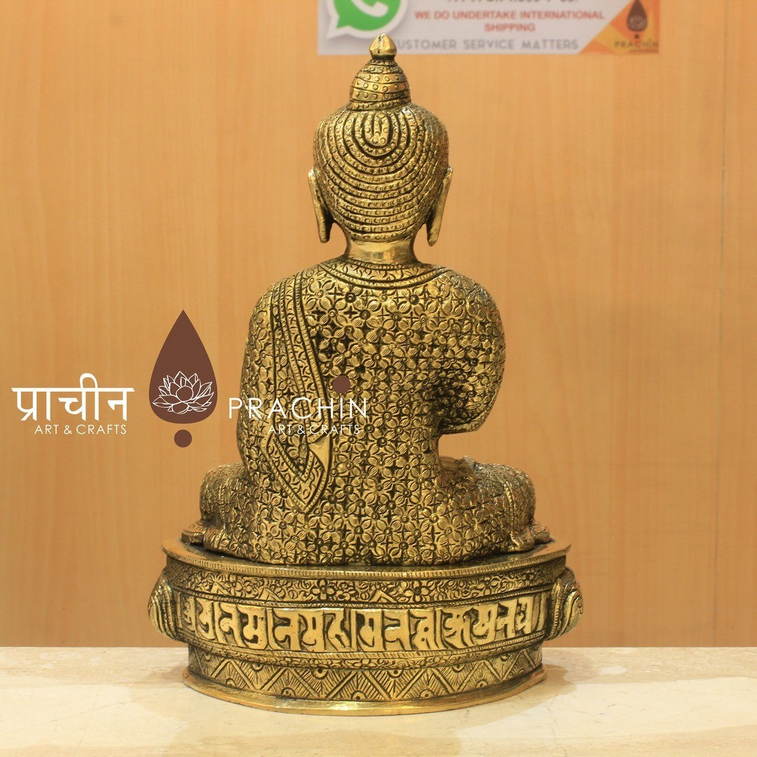 Buddha Sitting in Abhaya Mudra