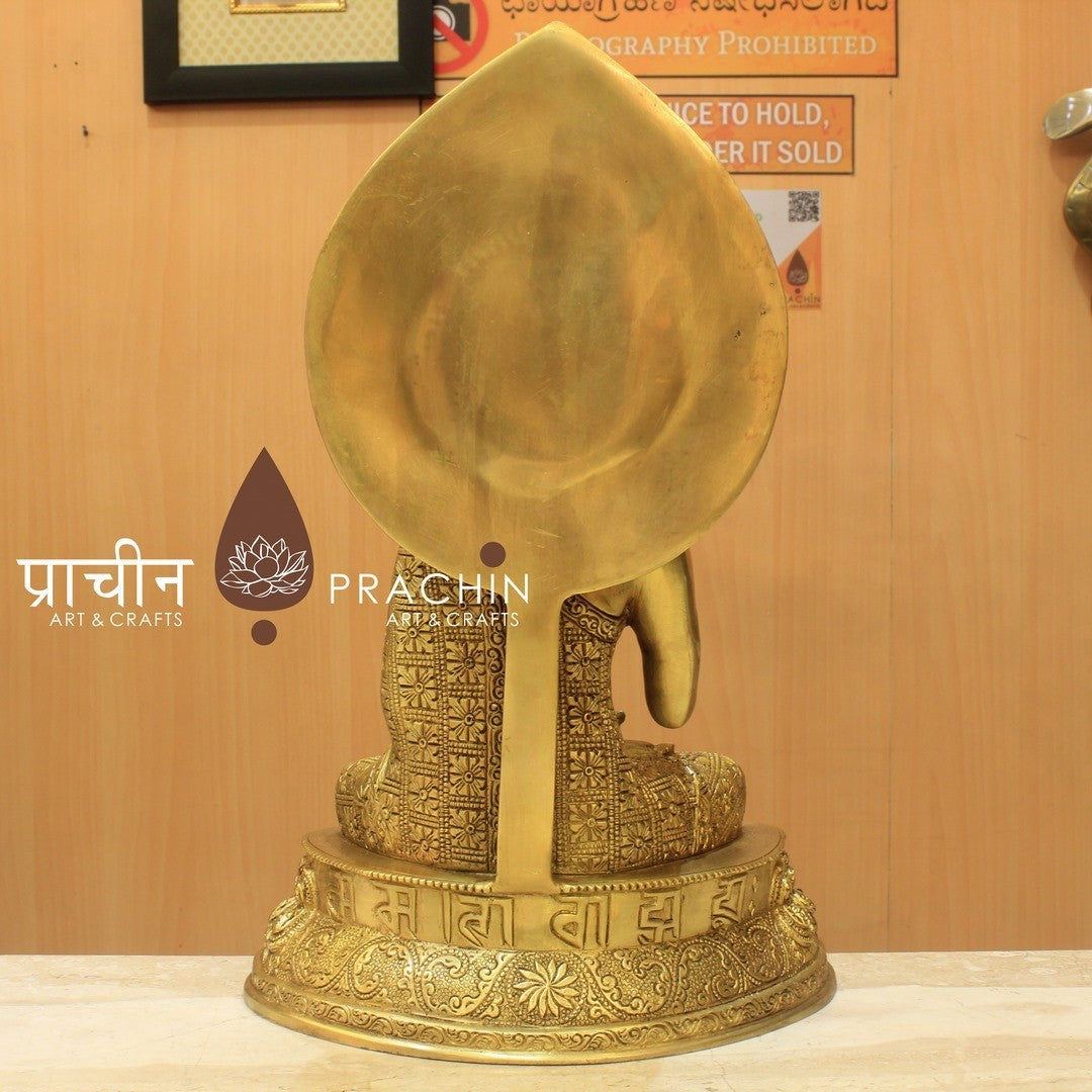 Buddha Sitting in Abhaya Mudra