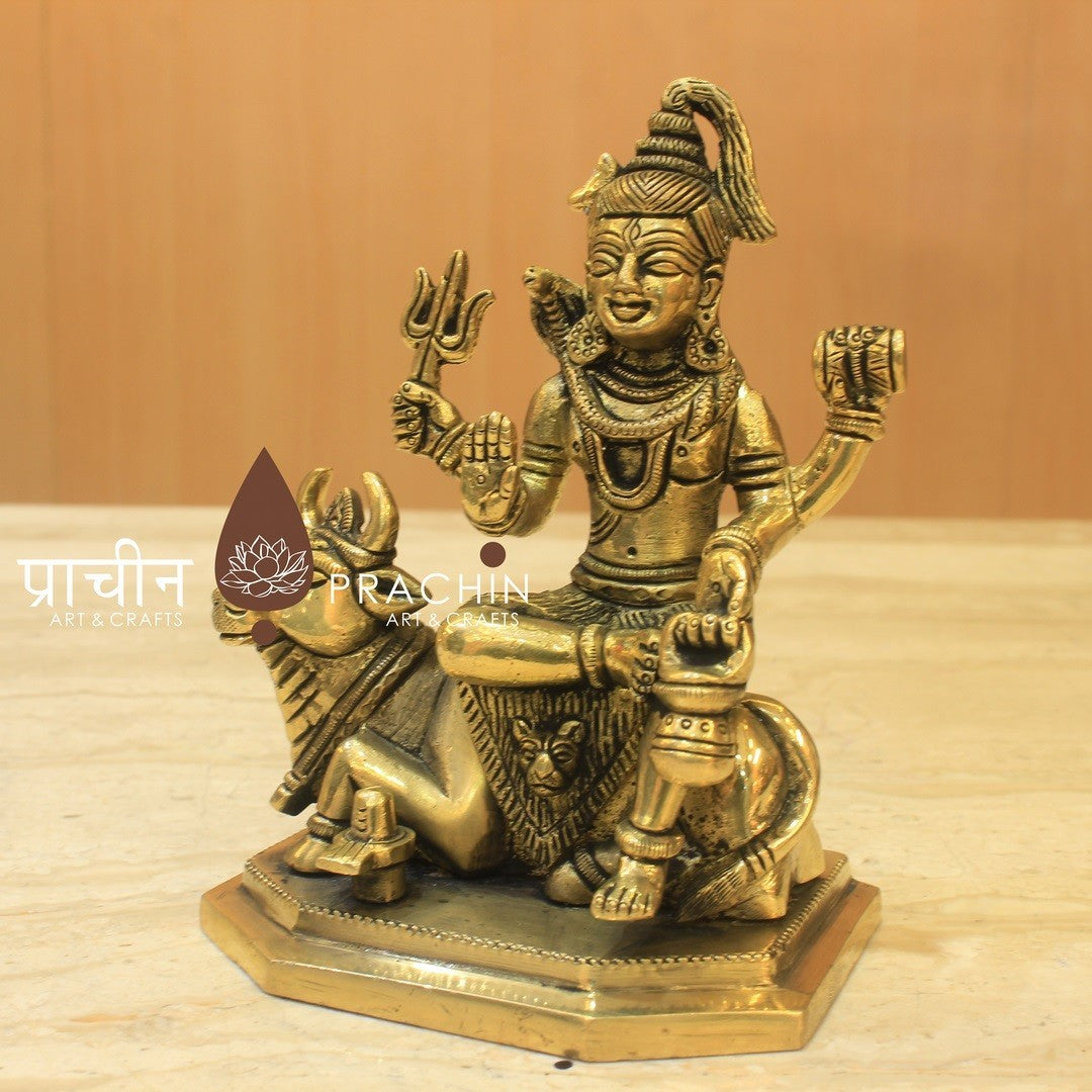 Shiva Sitting On Nandi