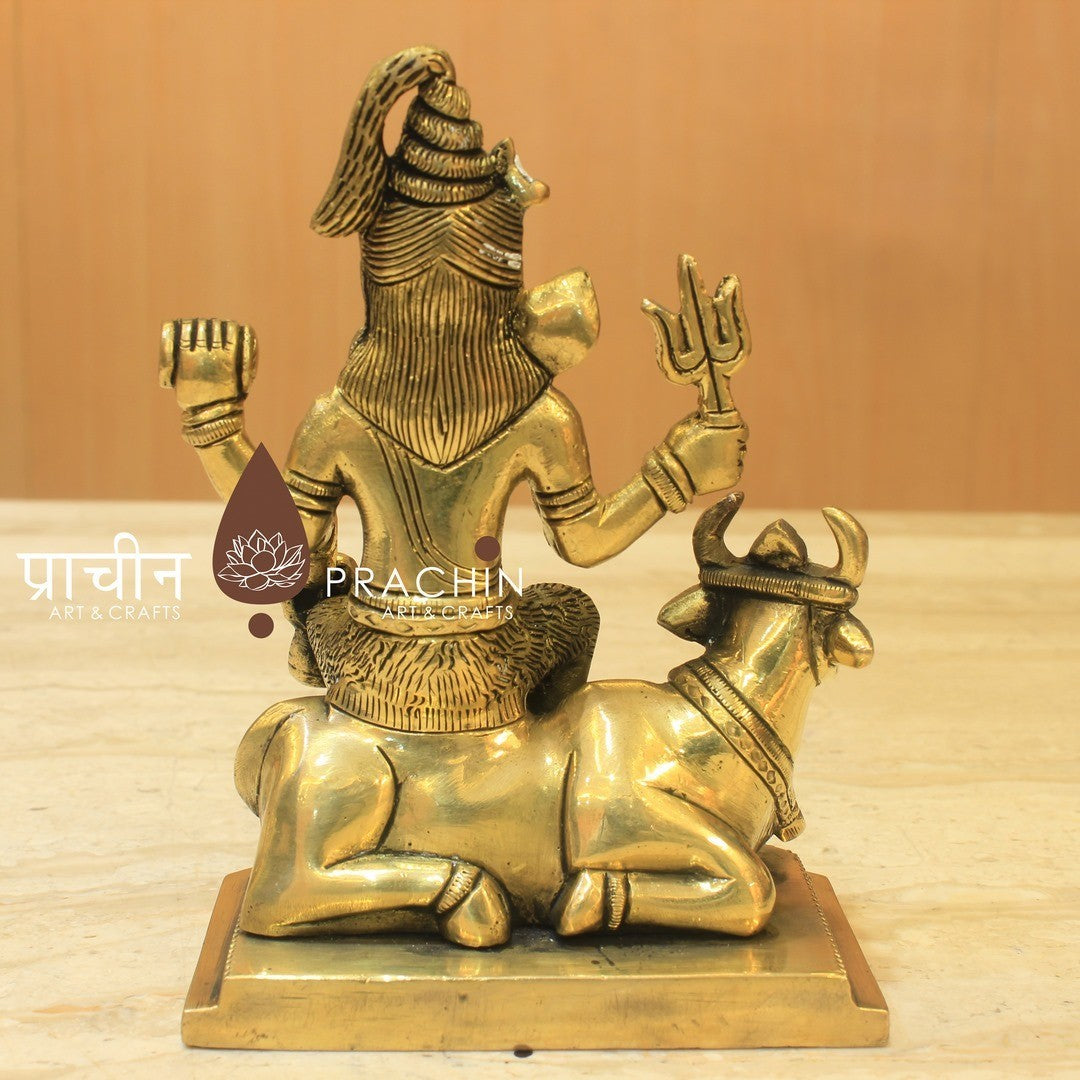 Shiva Sitting On Nandi