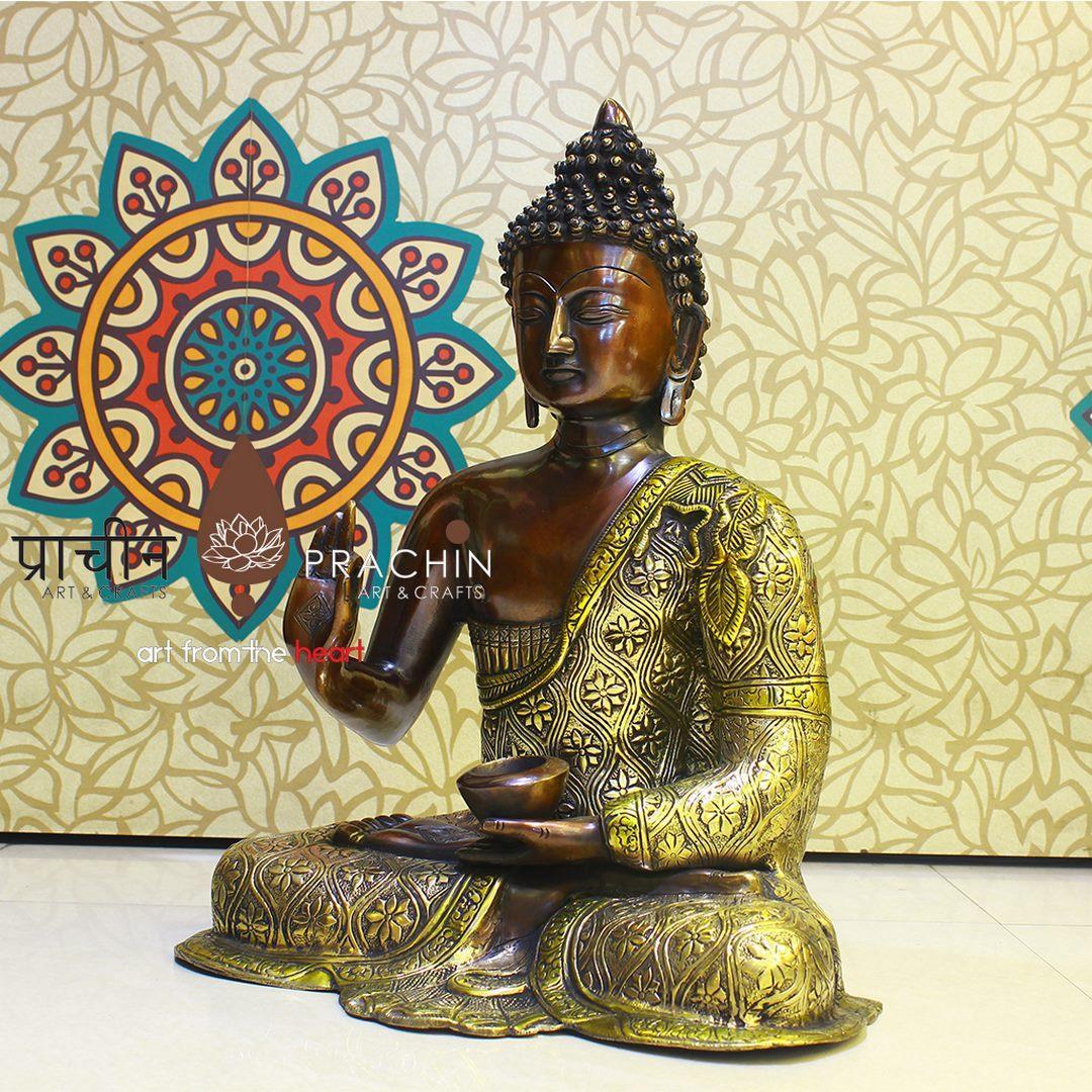 Buddha Sitting in Dhayana Mudra