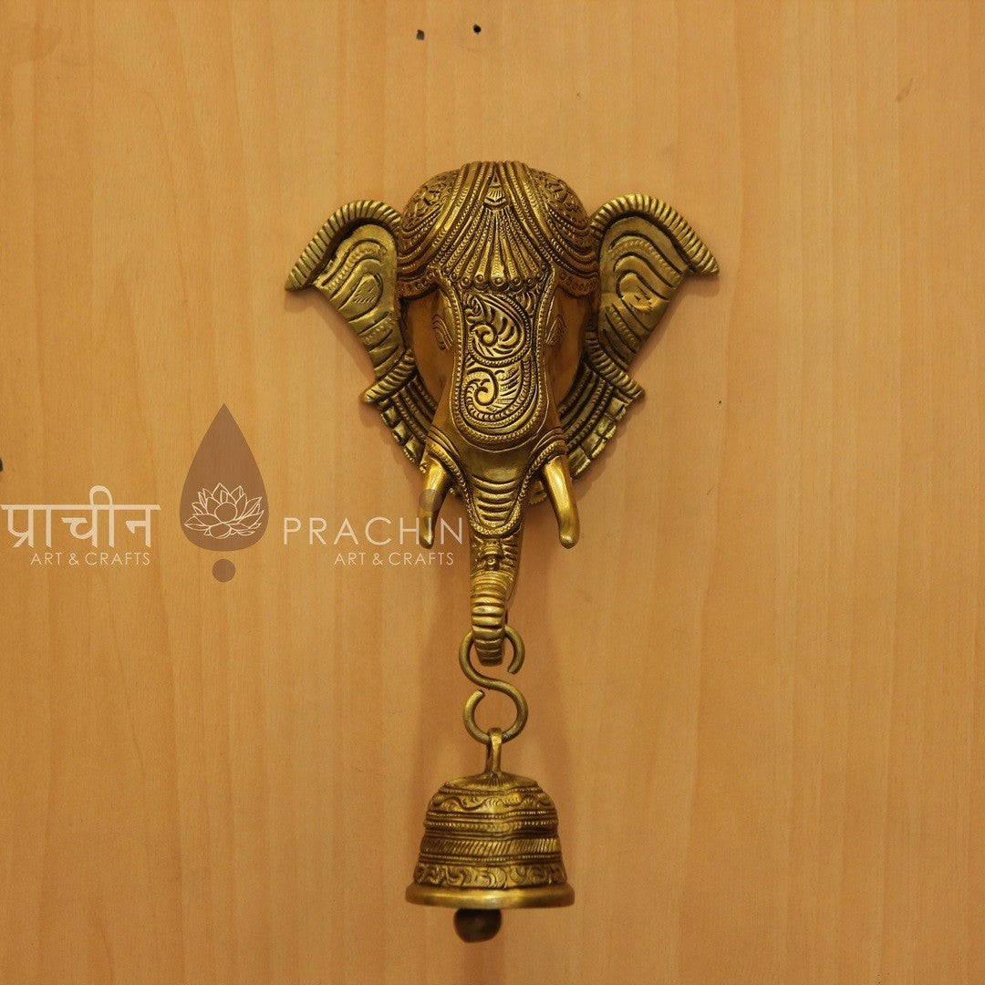 Brass Elephant Mask