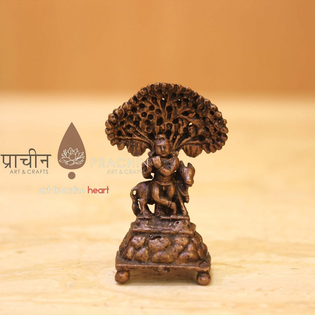 Copper Cow Krishna