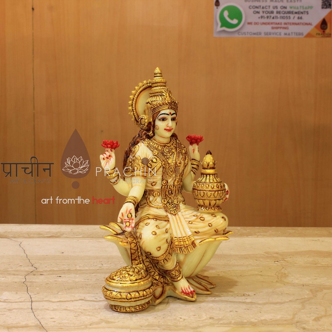 Laxmi Sitting on Lotus
