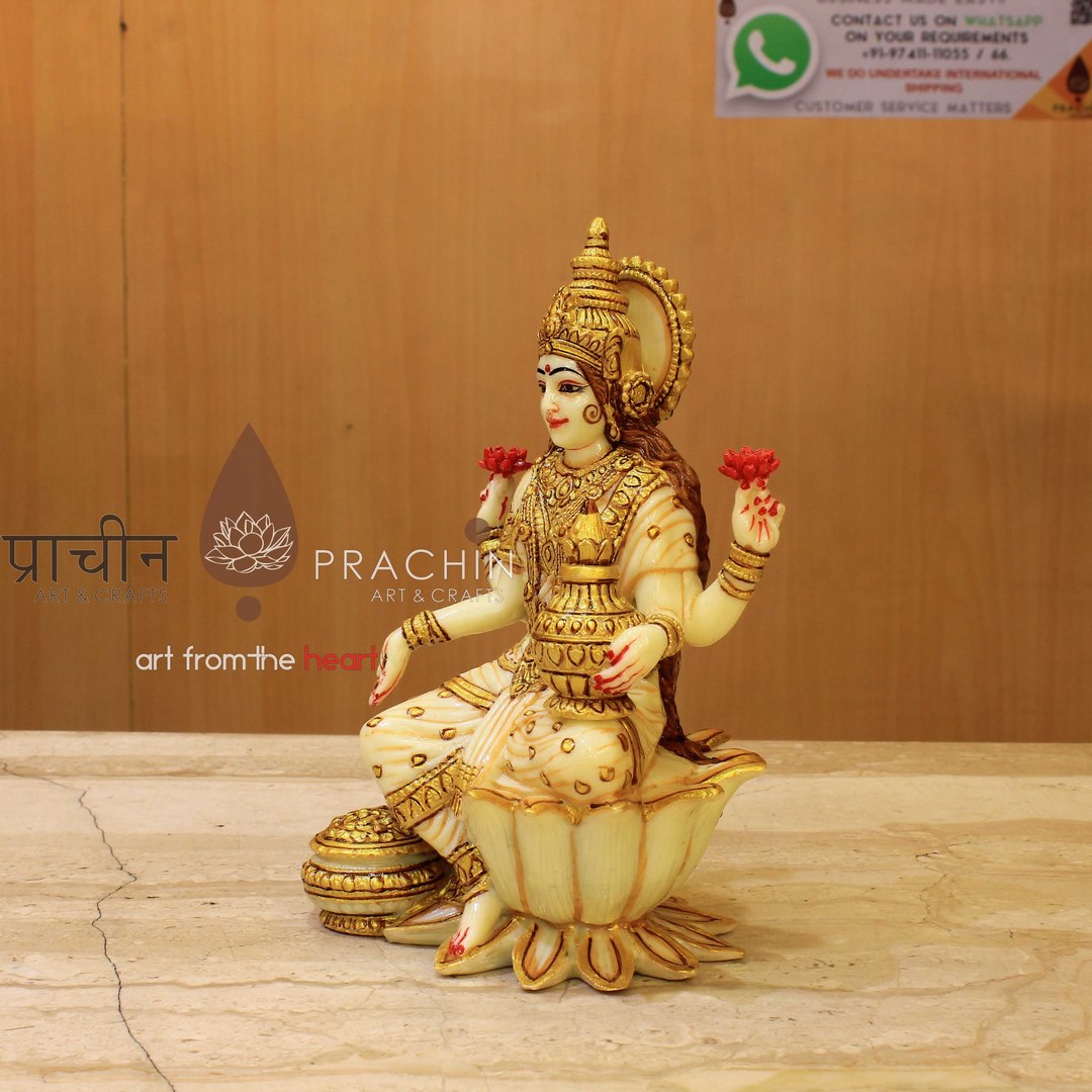 Laxmi Sitting on Lotus
