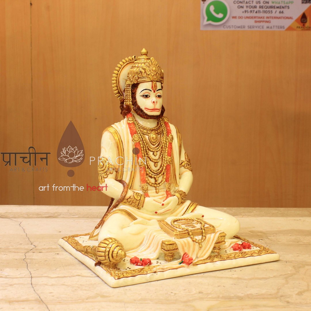 Hanuman Sitting Ashirwad