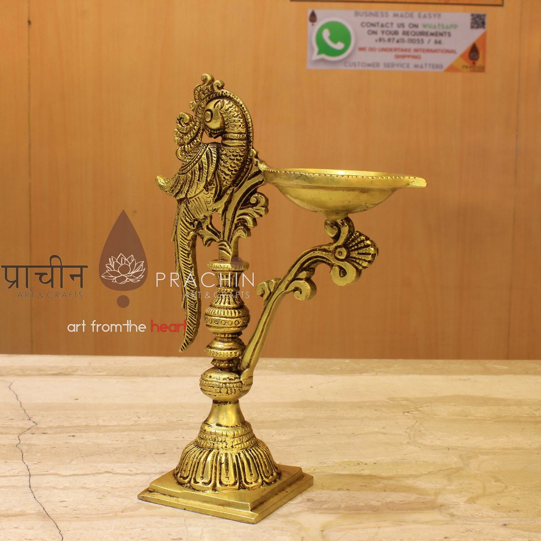 Brass Oil Lamp