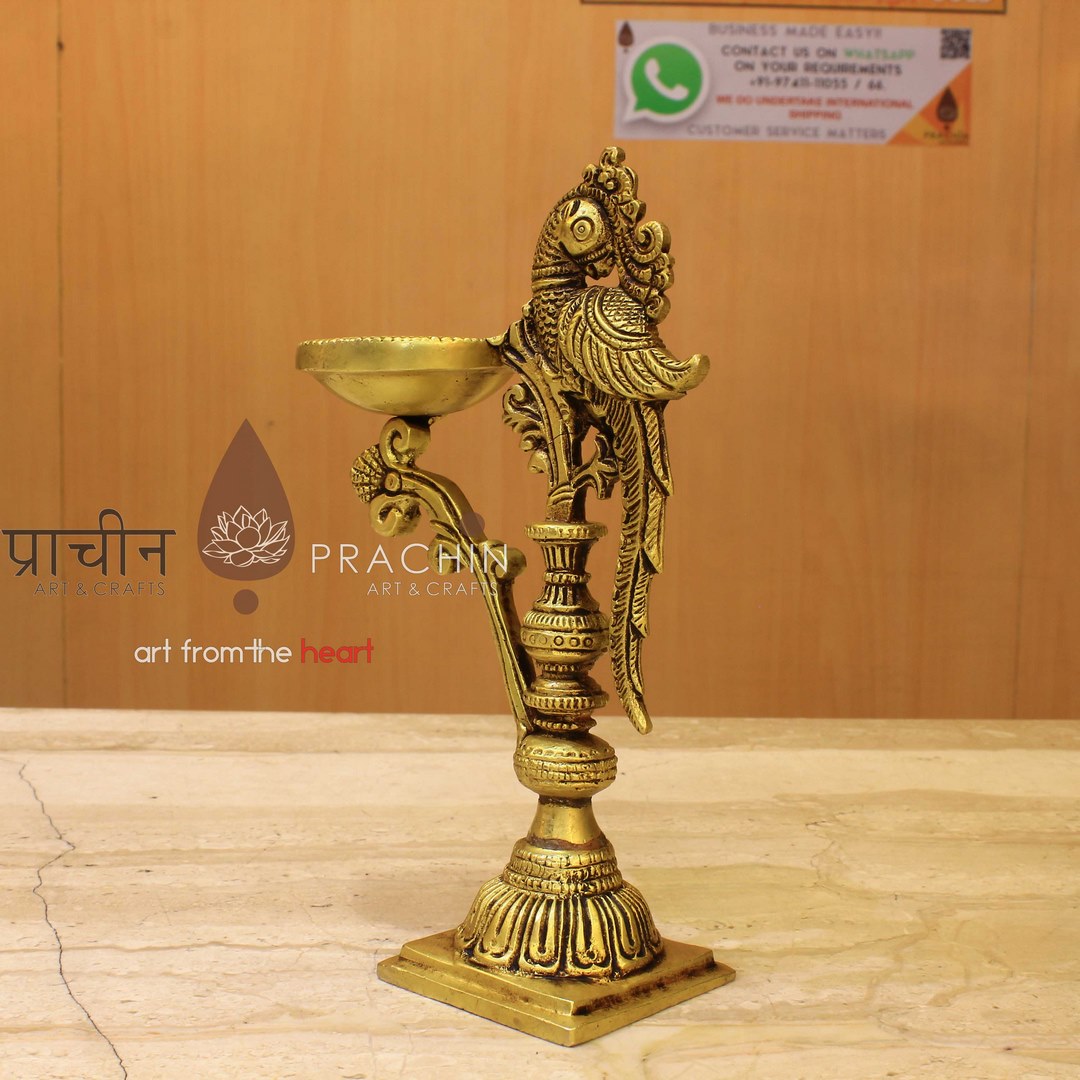 Brass Oil Lamp
