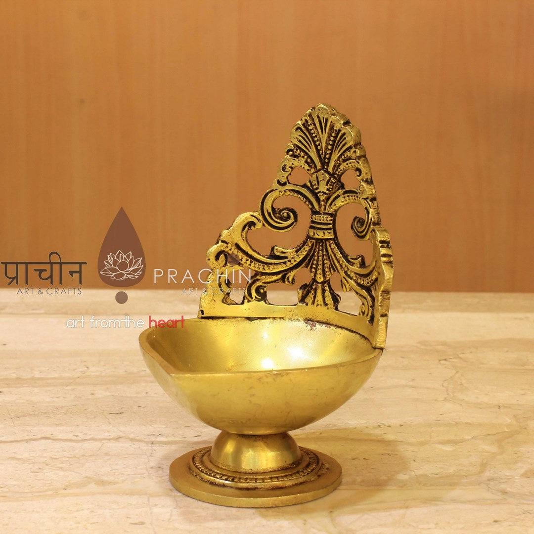 Brass Oil Lamp