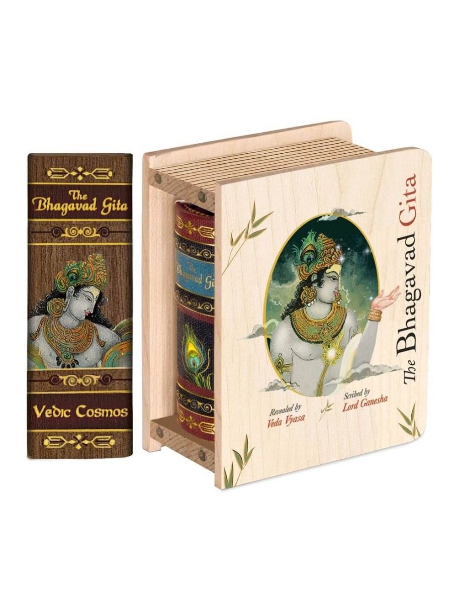 VEDIC COSMOS - The Bhagavad Gita A8 Size (80x64mm)