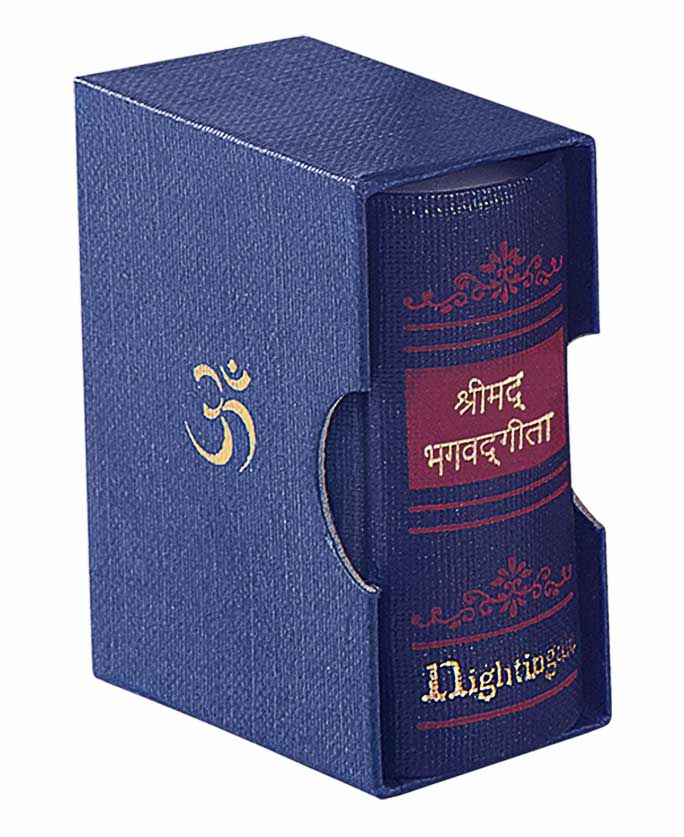 VEDIC COSMOS - Mini Bhagavad Gita - Hindi (38 x 52mm)