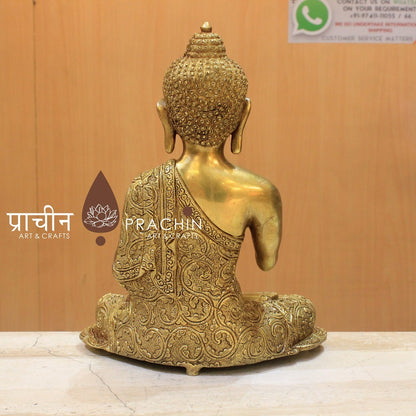 Buddha Sitting in Abhaya Mudra