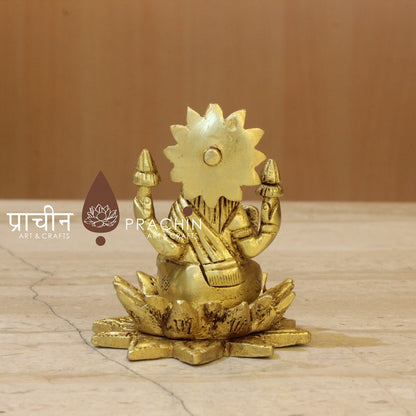 Laxmi Sitting on Lotus