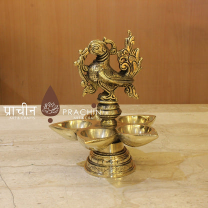 Brass Oil Lamp