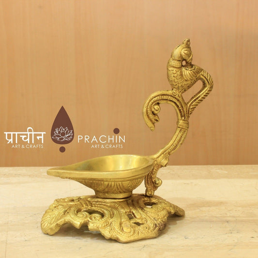 Brass Oil Lamp