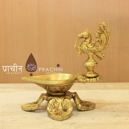 Brass Oil Lamp