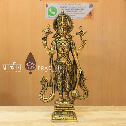 Lord Vishnu Idol At Home