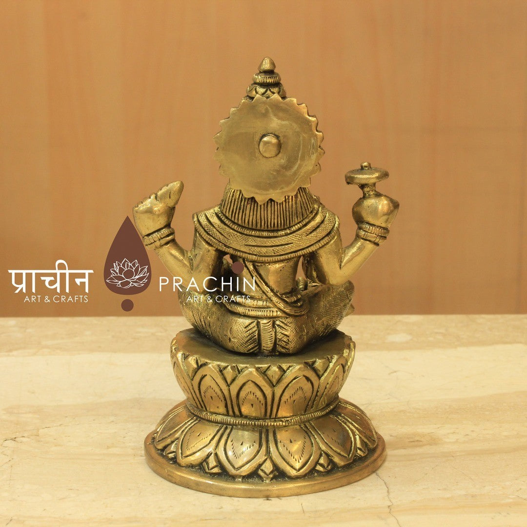 Vishnu Sitting on Lotus