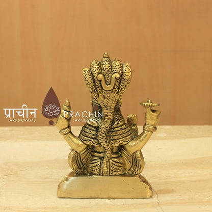 Vishnu Sitting With Sheshnag