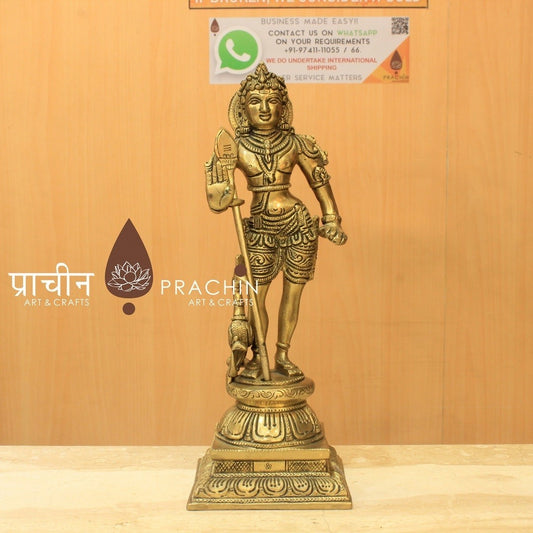 Brass Murugan Statue