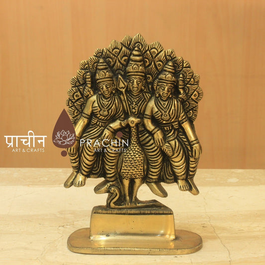 Muruganswamy With Valli & Devasena
