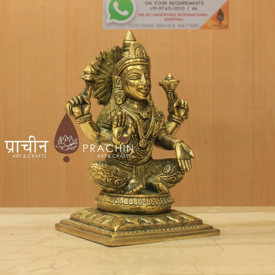 Laxmi Sitting In Padmasana