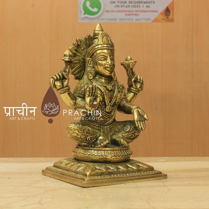 Laxmi Sitting In Padmasana
