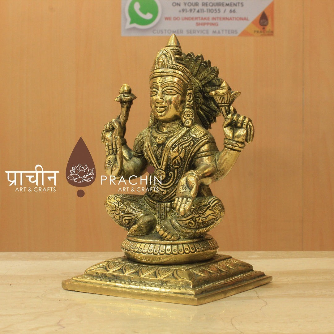 Laxmi Sitting In Padmasana