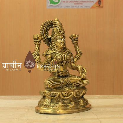 Laxmi Sitting In Padmasana