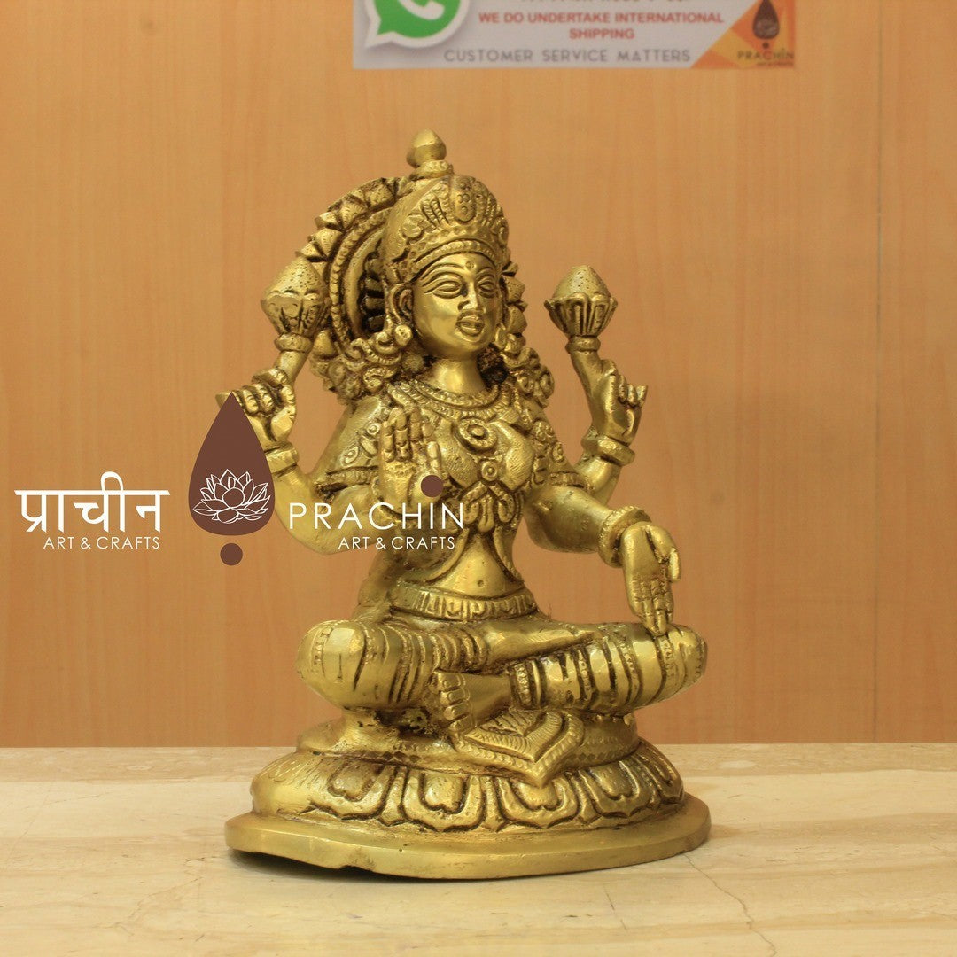 Laxmi Sitting In Padmasana